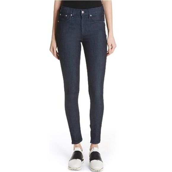 rag & bone High Rise Ankle Skinny in Indigo - Picture 1 of 16